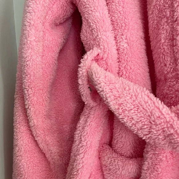 Pink Plush Robe - Picture 3 of 4